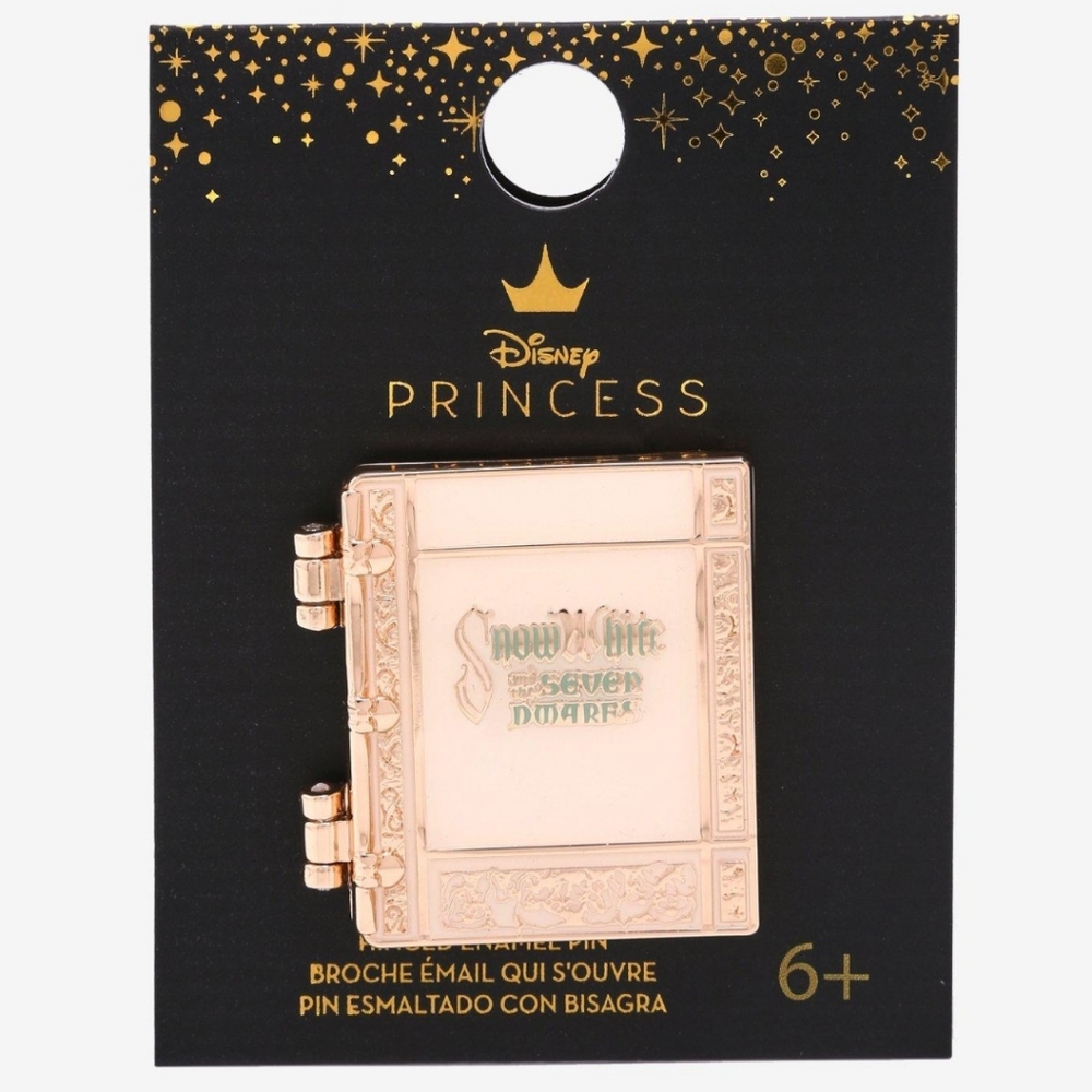 Loungefly Disney Snow white and the Seven dwarfs Storybook 3D Enamel Pin